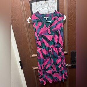 Multicolor Colorblock Sleeveless Dress Nine West XS